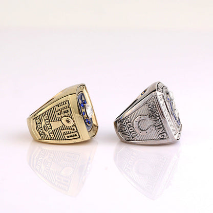 Indianapolis Football Championship Ring Set – Limited Edition Fan Collectible with Wood Gift Box