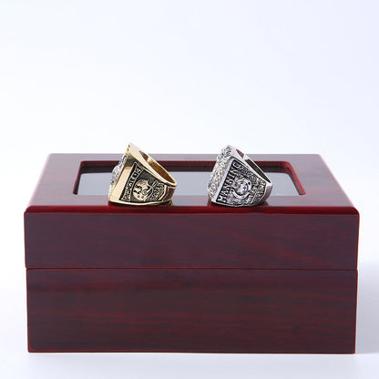 Indianapolis Football Championship Ring Set – Limited Edition Fan Collectible with Wood Gift Box