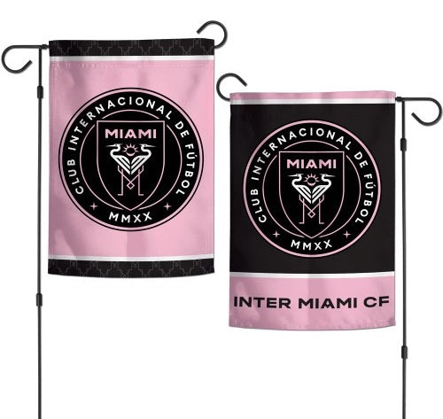 Inter Miami CF 2 Sided Garden Flag 12.5x18
