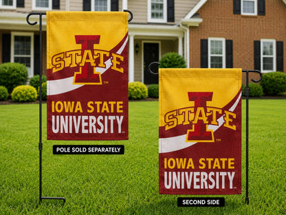 Iowa State Garden Flag Burlap 2 Sided