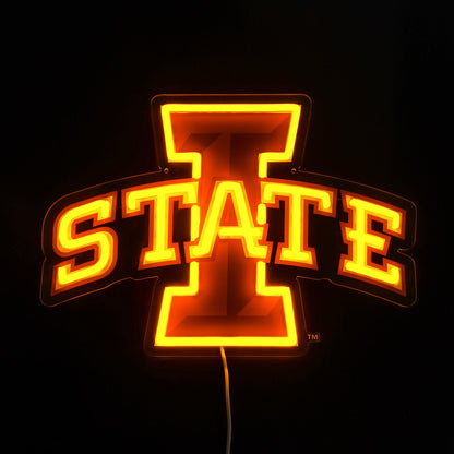 Iowa State Cyclones LED Neon Sign - Standard (15" x 10.58")