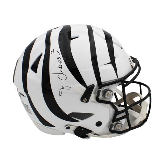 Ja'Marr Chase Autographed Bengals Full Size Authentic On-Field Alternative SpeedFlex Helmet