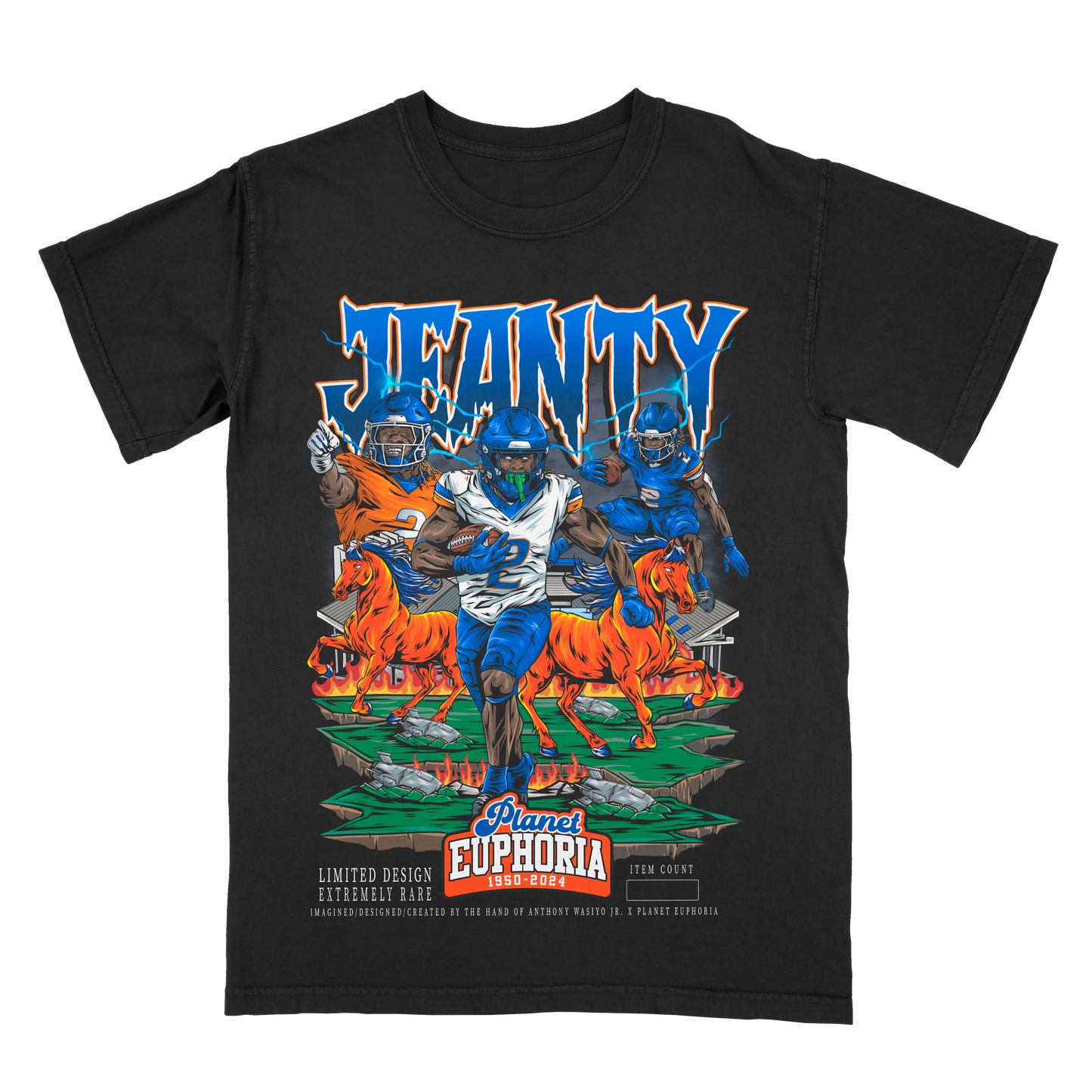 Ashton Jeanty Limited Edition NFL Player Graphic T-Shirt