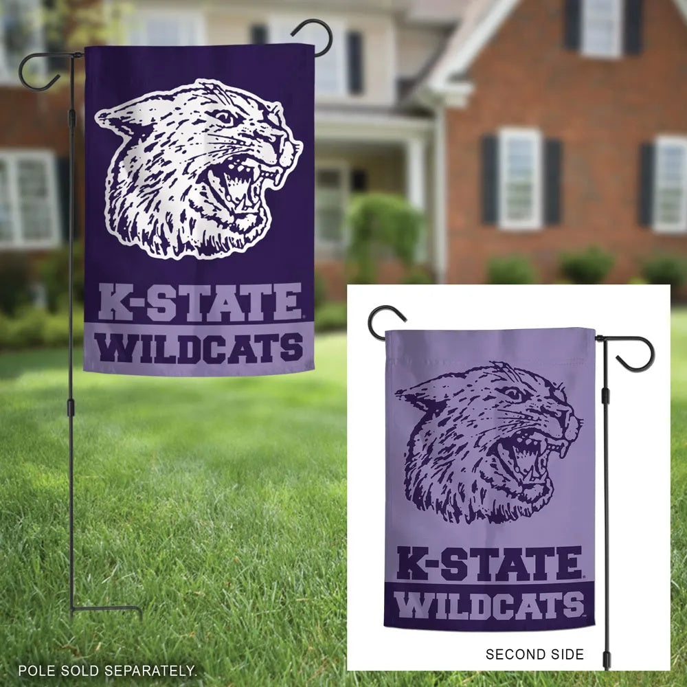 K-State Wabash 2 Sided Garden Flag