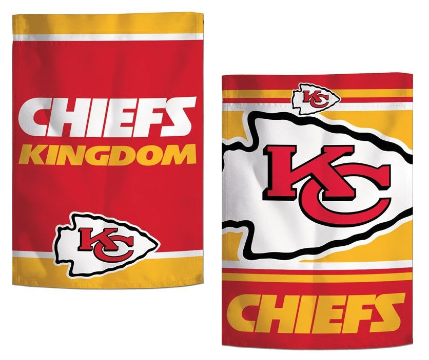 Kansas City Chiefs Garden Flag 2 Sided Slogan Chiefs Kingdom