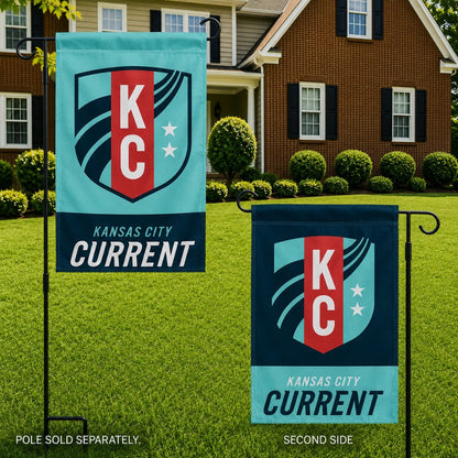 Kansas City Current Garden Flag 2 Sided