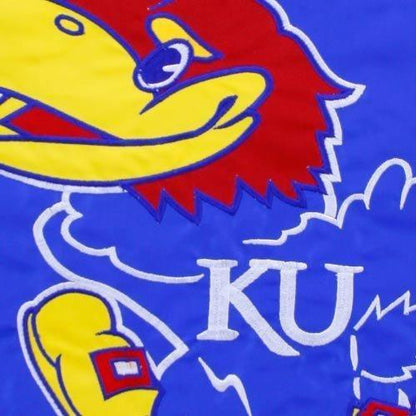 Kansas Jayhawks Garden Flag 2 Sided Big Jay Logo