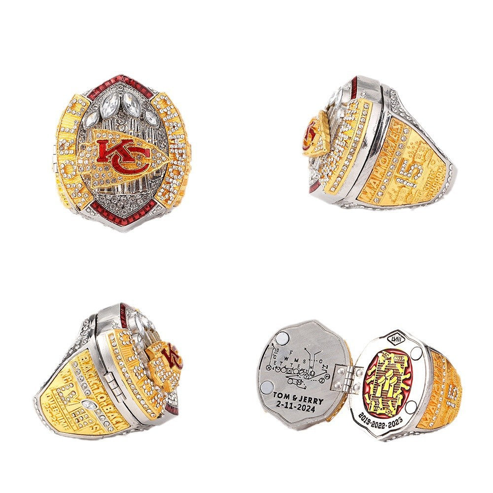 Kansas City Football Championship Rings Set – Limited Edition Collector's Replica (1969–2023)