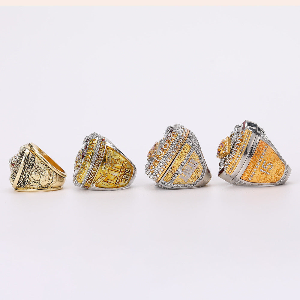 Kansas City Football Championship Rings Set – Limited Edition Collector's Replica (1969–2023)