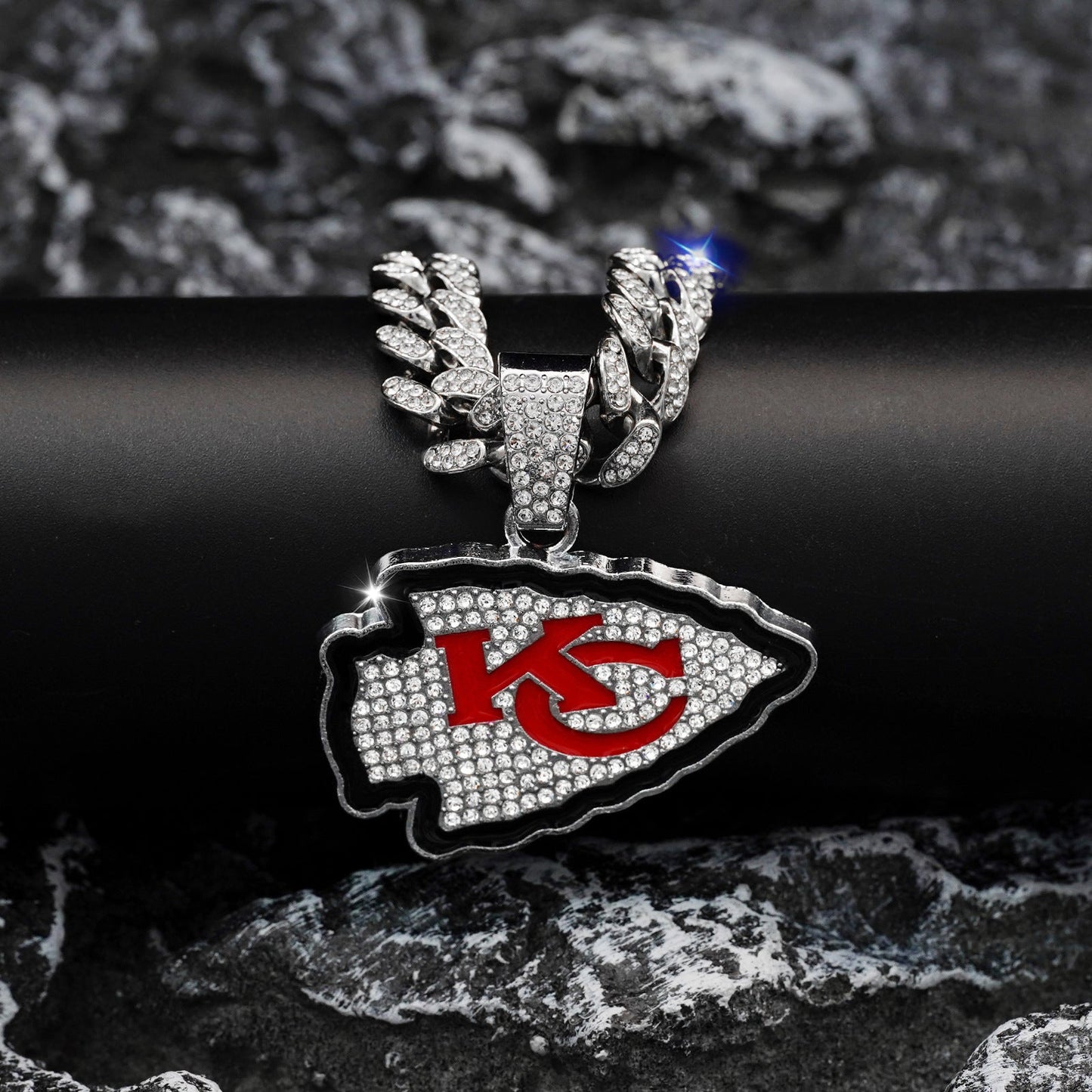 Kansas City Emblem Pendant Necklace – Game Day Gift for Fans