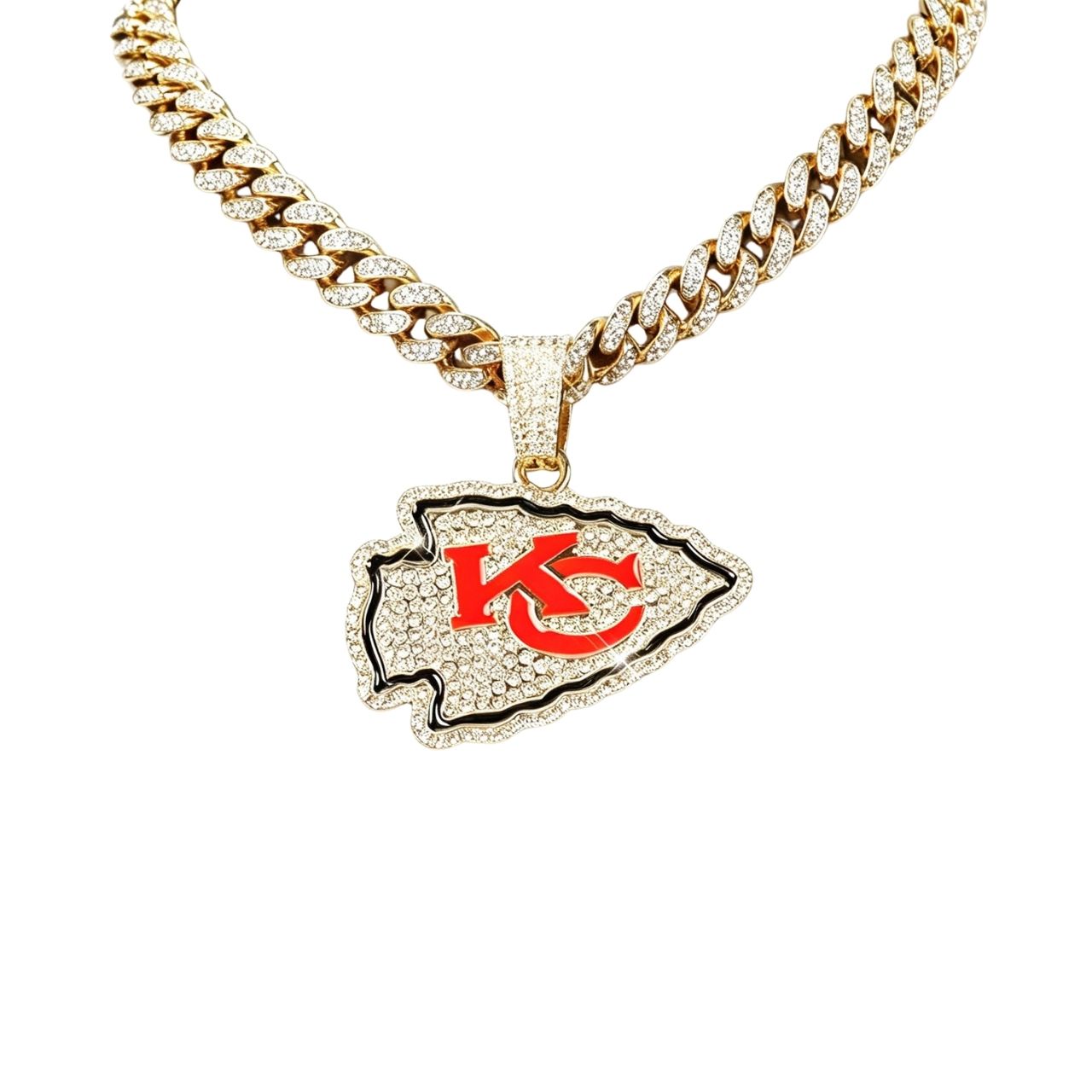 Kansas City Emblem Pendant Necklace – Game Day Gift for Fans