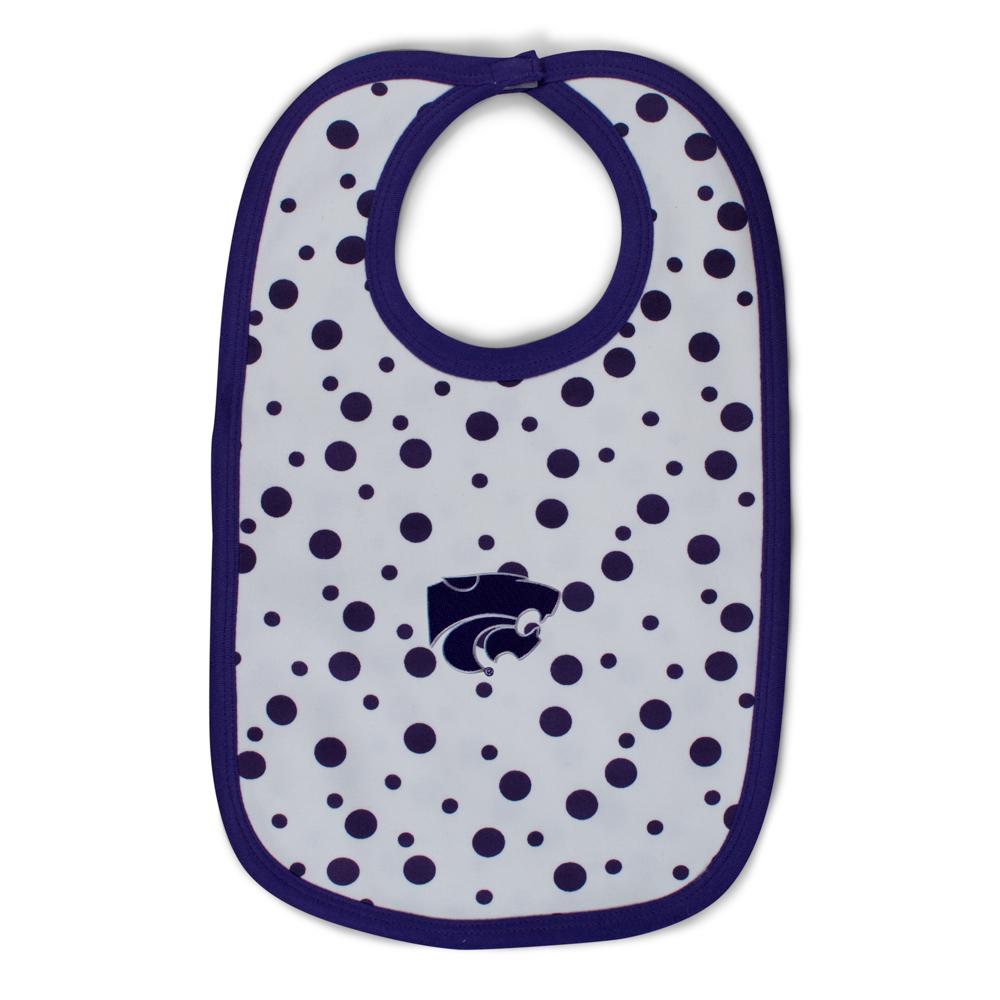 Kansas State Polka Dot Bib