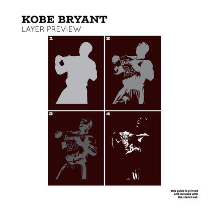 Kobe Bryant "Killer Instinct" Layered Stencil Set