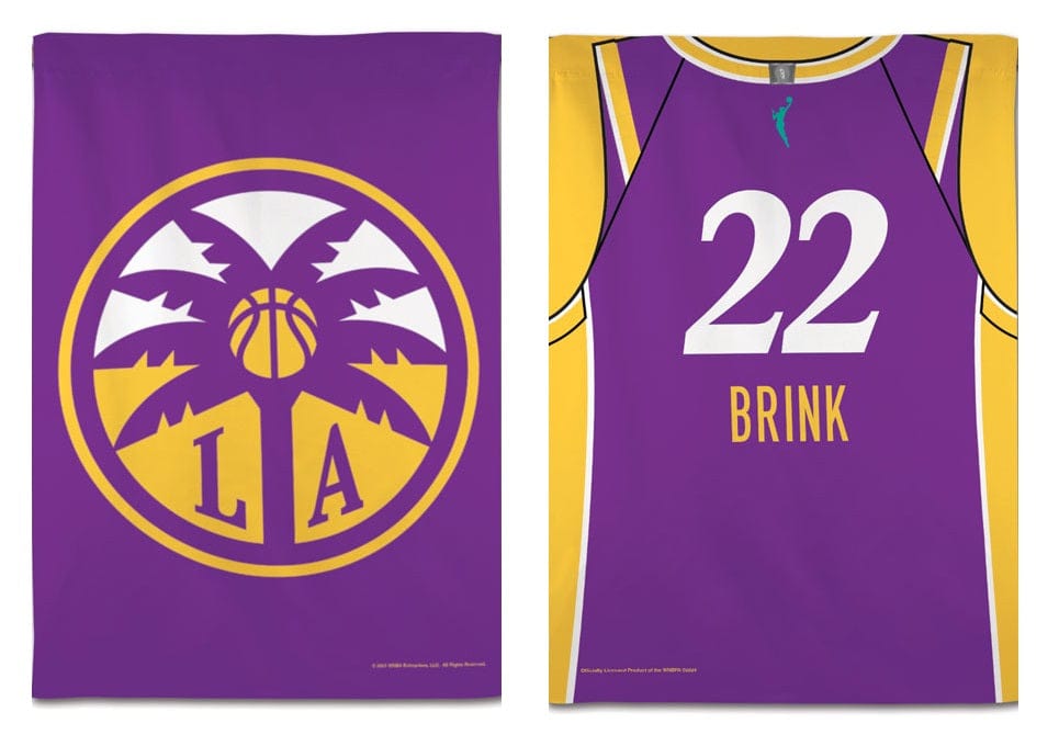 LA Sparks Banner 2 Sided Cameron Brink