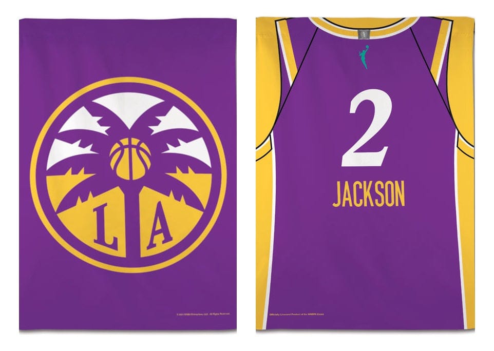 LA Sparks Banner 2 Sided Rickea Jackson