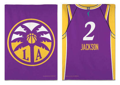 LA Sparks Banner 2 Sided Rickea Jackson