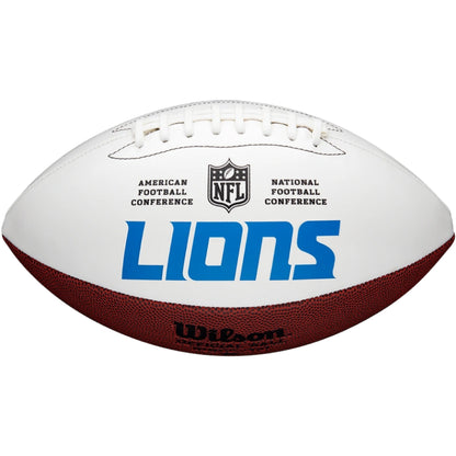 Detroit Lions Embroidered Logo Signature Series Full Size Football