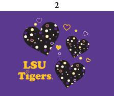 LSU Toddler Short Sleeve T Shirt Print