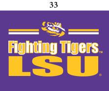 LSU Toddler Short Sleeve T Shirt Print