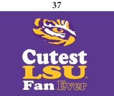 LSU Toddler Short Sleeve T Shirt Print