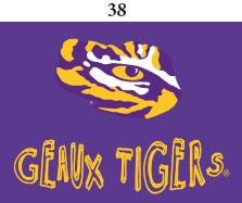 LSU Toddler Short Sleeve T Shirt Print