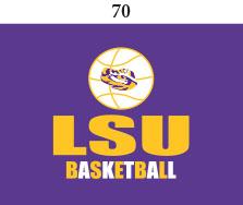 LSU Toddler Short Sleeve T Shirt Print