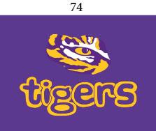 LSU Toddler Short Sleeve T Shirt Print