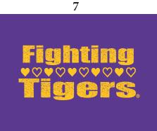 LSU Toddler Short Sleeve T Shirt Print
