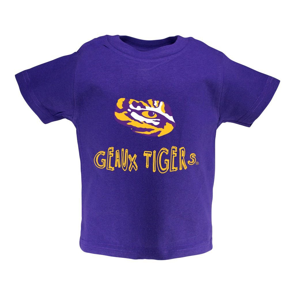 LSU Toddler Short Sleeve T Shirt Print