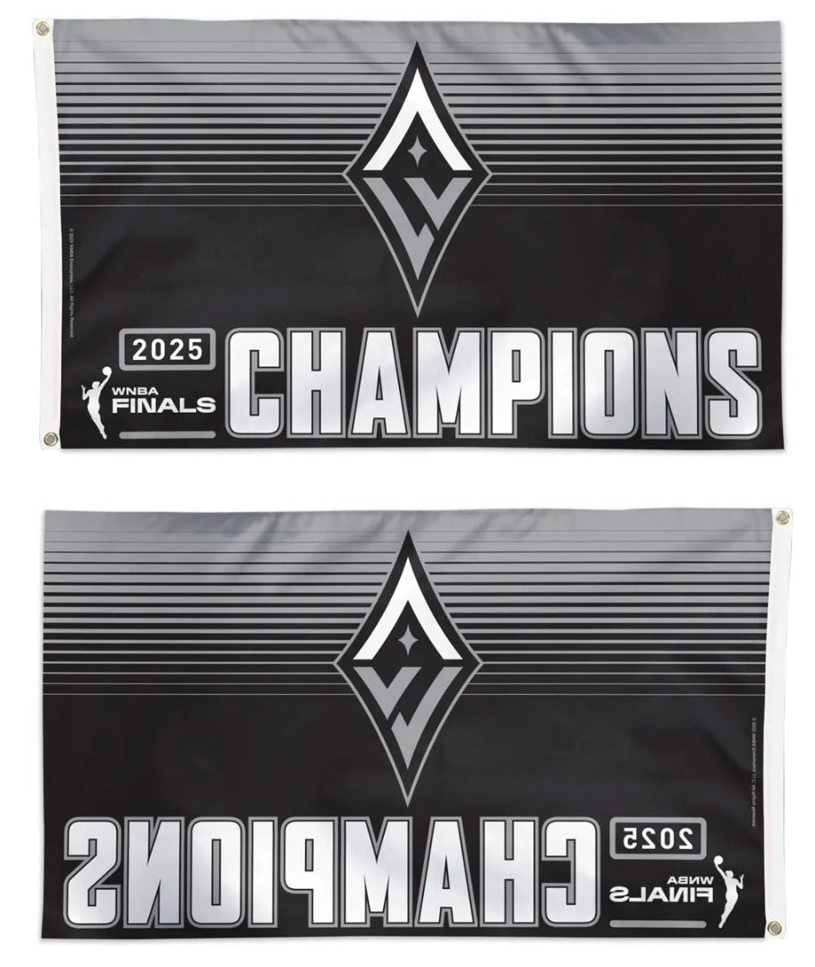 Las Vegas Aces 2025 WNBA Champions 3x5 Flag