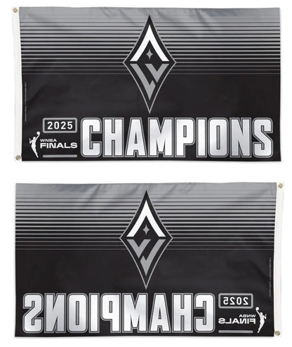 Las Vegas Aces 2025 WNBA Champions 3x5 Flag