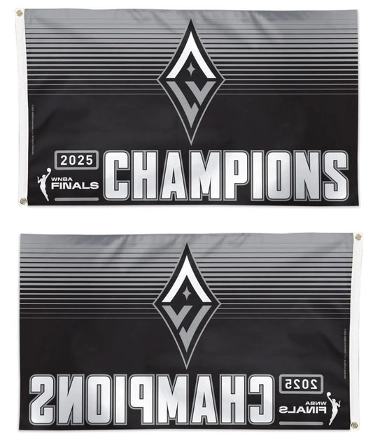 Las Vegas Aces 2025 WNBA Champions 3x5 Flag