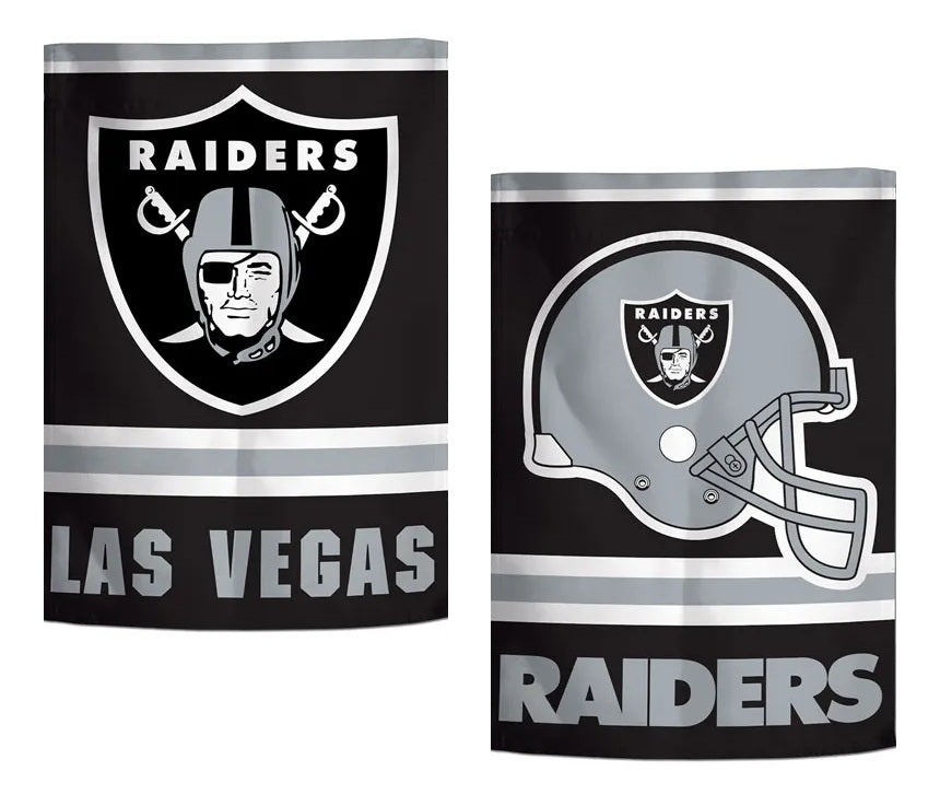 Las Vegas Raiders Garden Flag 2 Sided Logo