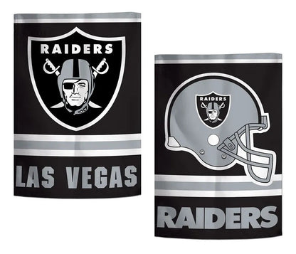 Las Vegas Raiders Garden Flag 2 Sided Logo