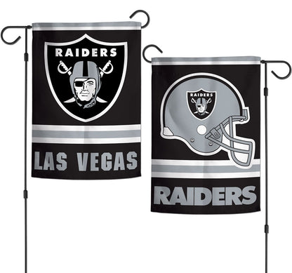 Las Vegas Raiders Garden Flag 2 Sided Logo