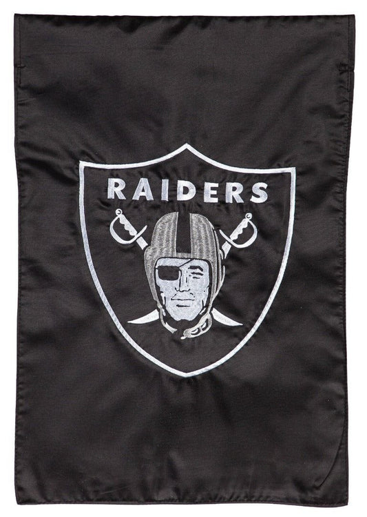 Las Vegas Raiders Garden Flag Applique 2 Sided