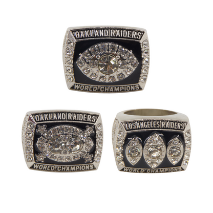 Oakland Football Championship Rings Set – Limited Edition Collector’s Set