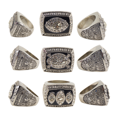 Oakland Football Championship Rings Set – Limited Edition Collector’s Set
