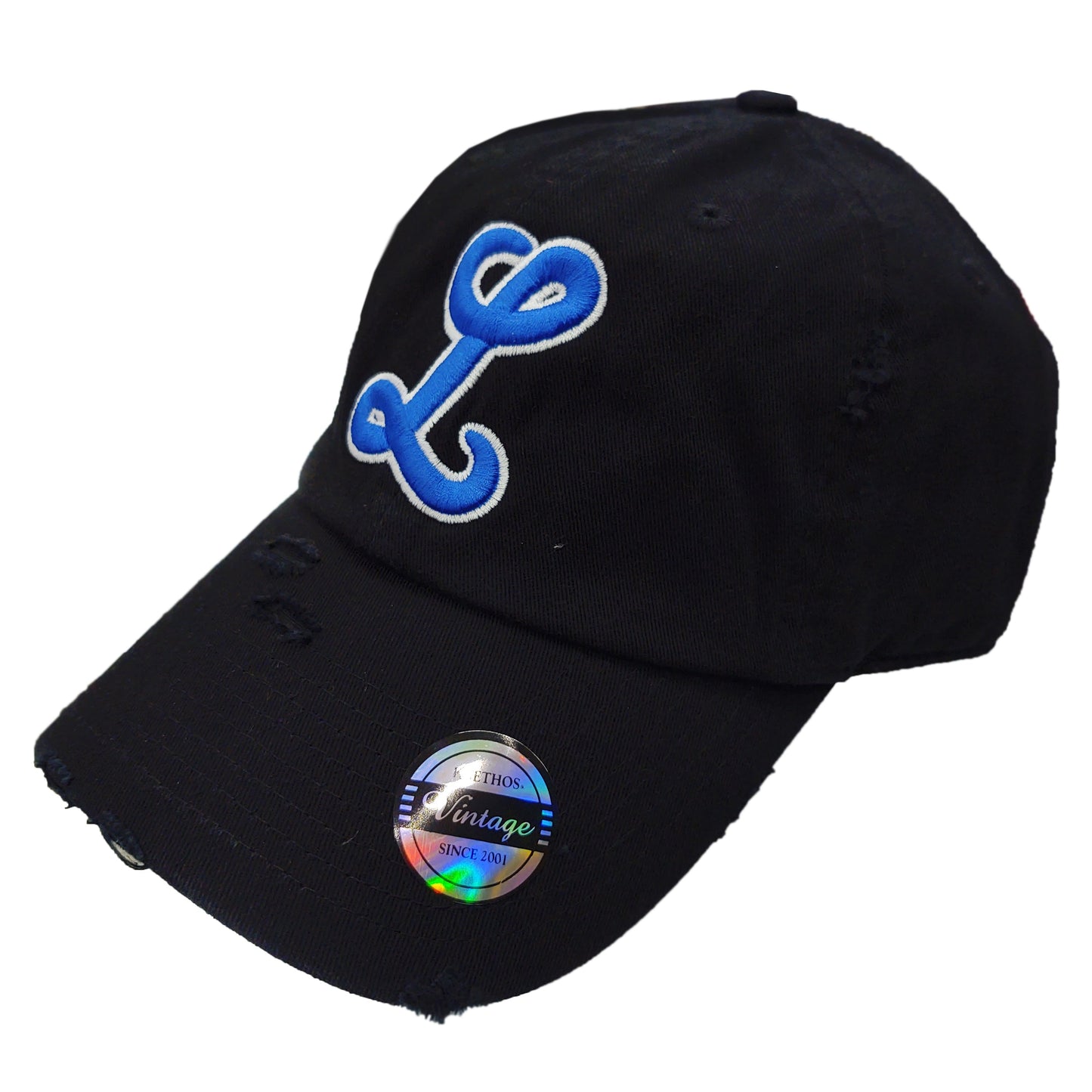 Tigres del Licey Vintage Distressed Baseball Cap – “L” Embroidered Logo, Unisex Adjustable Hat