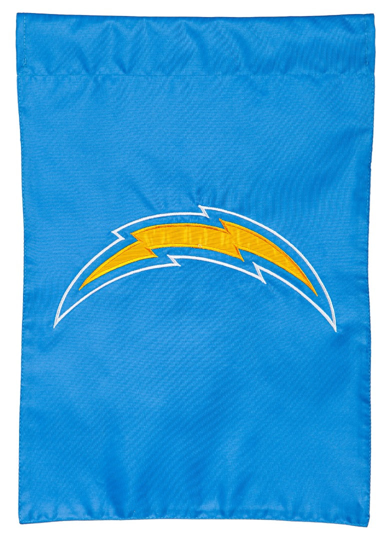 Los Angeles Chargers Garden Flag Applique 2 Sided | 12.5x18