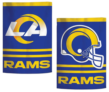 Los Angeles Rams Garden Flag 2 Sided Logo