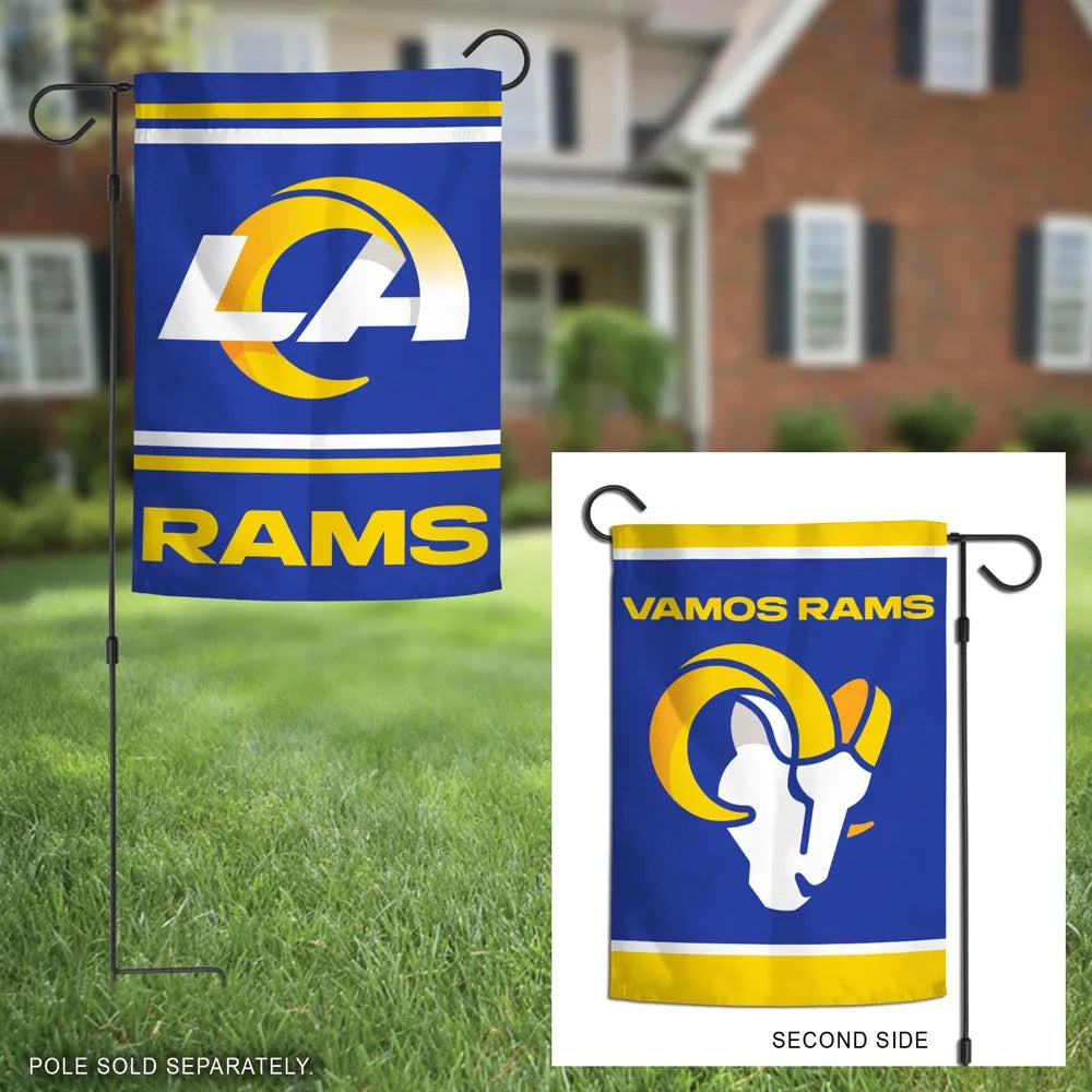Los Angeles Rams Garden Flag 2 Sided Vamos Rams