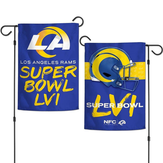 Los Angeles Rams Garden Flag 2021 NFC Champions Super Bowl LVI