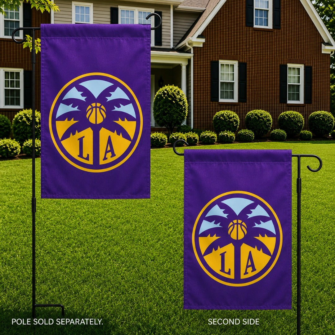 Los Angeles Sparks Garden Flag 2 Sided