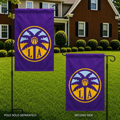 Los Angeles Sparks Garden Flag 2 Sided