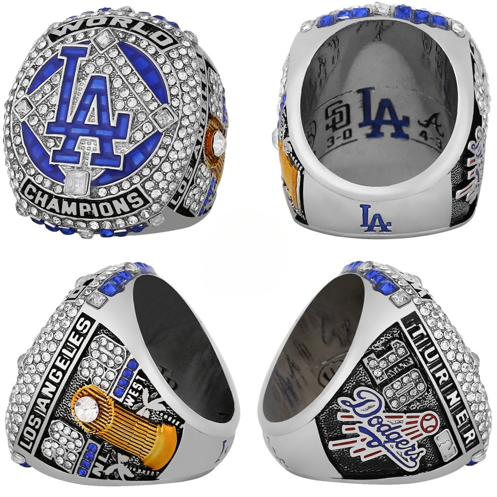 2020 Los Angeles Baseball Championship Ring – Fan Replica Collectible Gift
