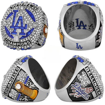 2020 Los Angeles Baseball Championship Ring – Fan Replica Collectible Gift