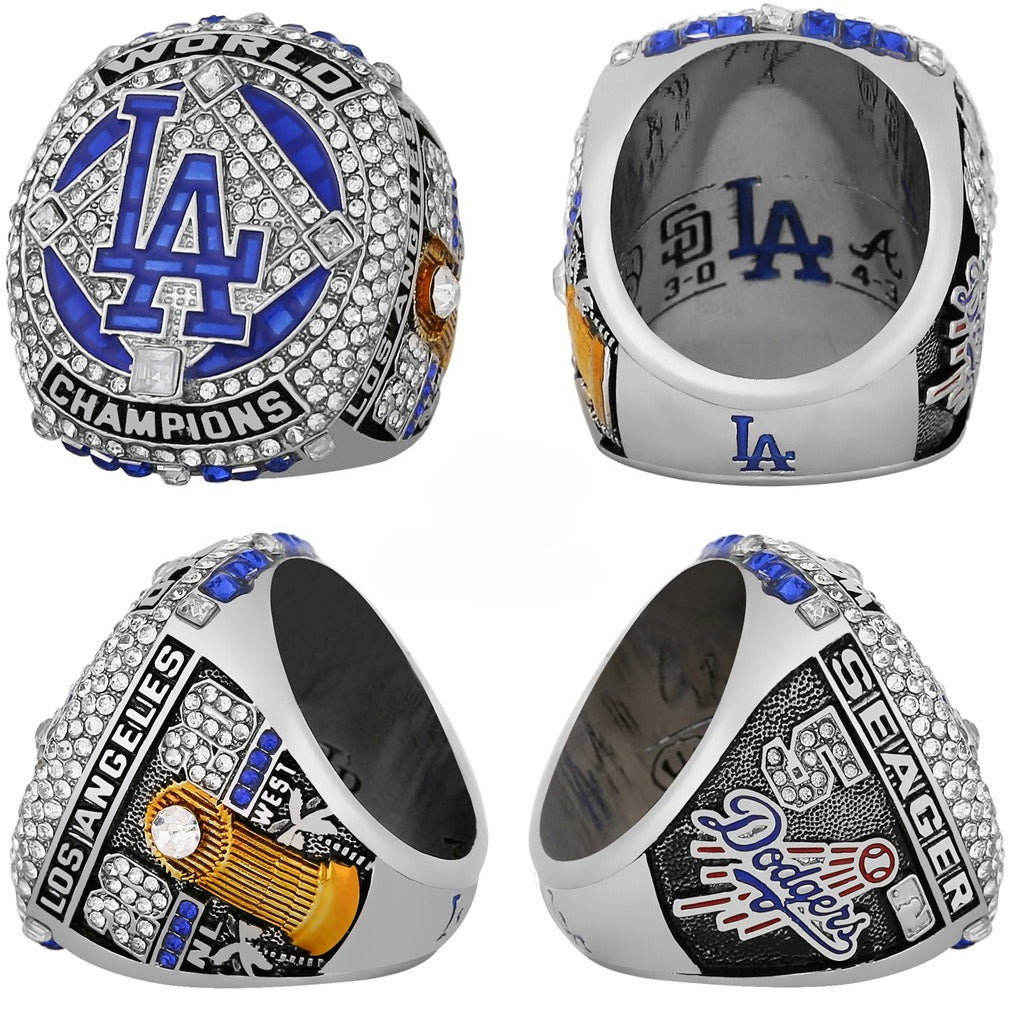 2020 Los Angeles Baseball Championship Ring – Fan Replica Collectible Gift