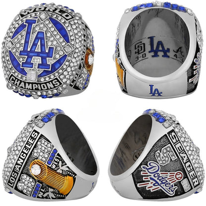 2020 Los Angeles Baseball Championship Ring – Fan Replica Collectible Gift