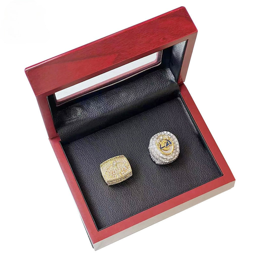 Los Angeles Football Championship Rings Set (2 Rings) – Limited Edition Collectible